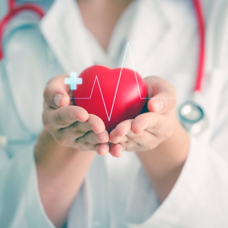 Medical heart cardiology concept